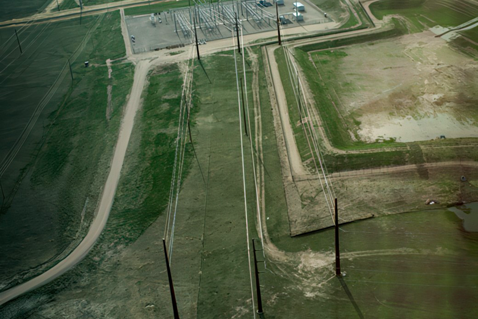 Double-circuit line and existing substation