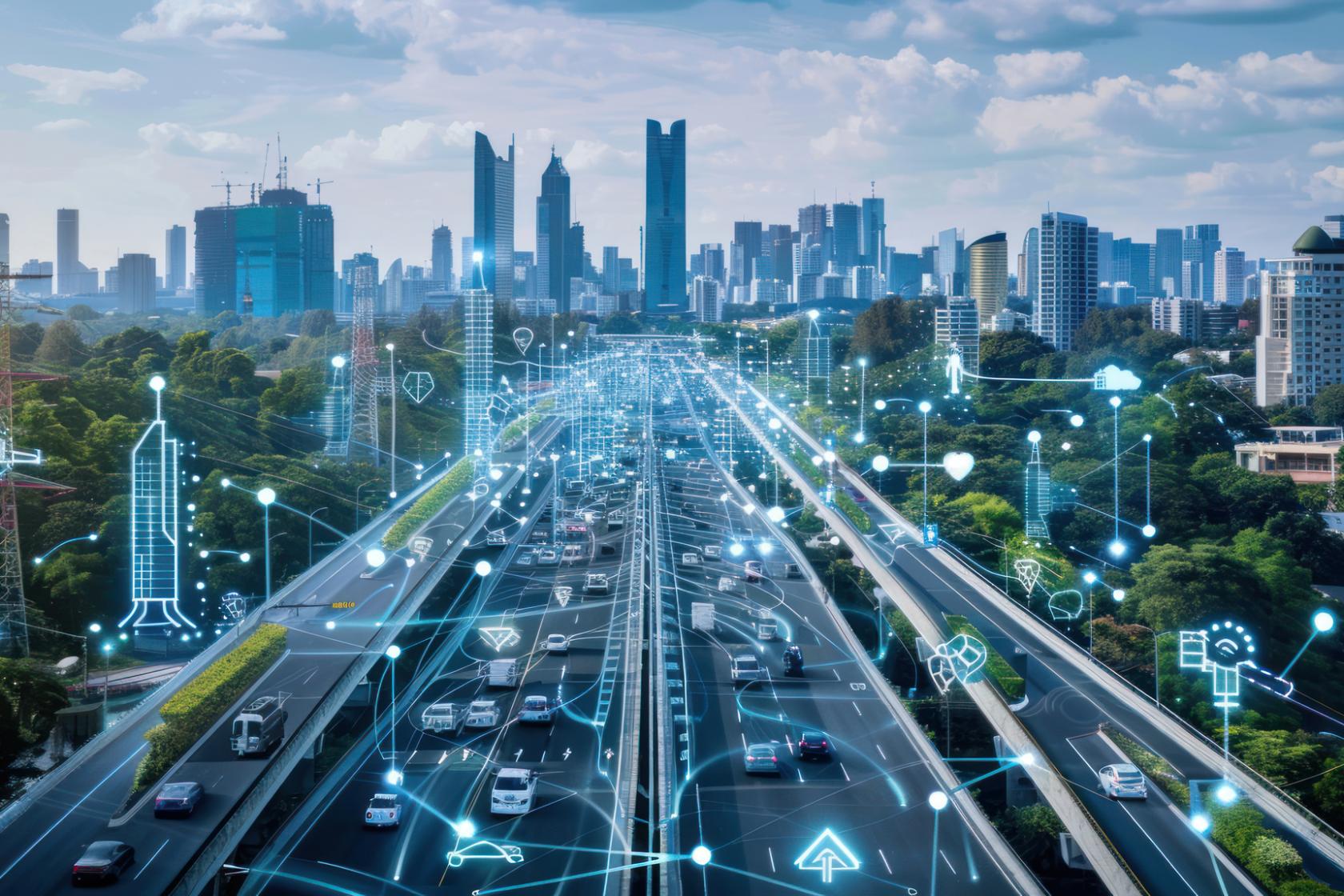 digital city blue